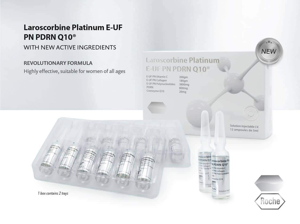 Laroscorbine Platinum Collagen E-UF PN PDRN Q10 (White)