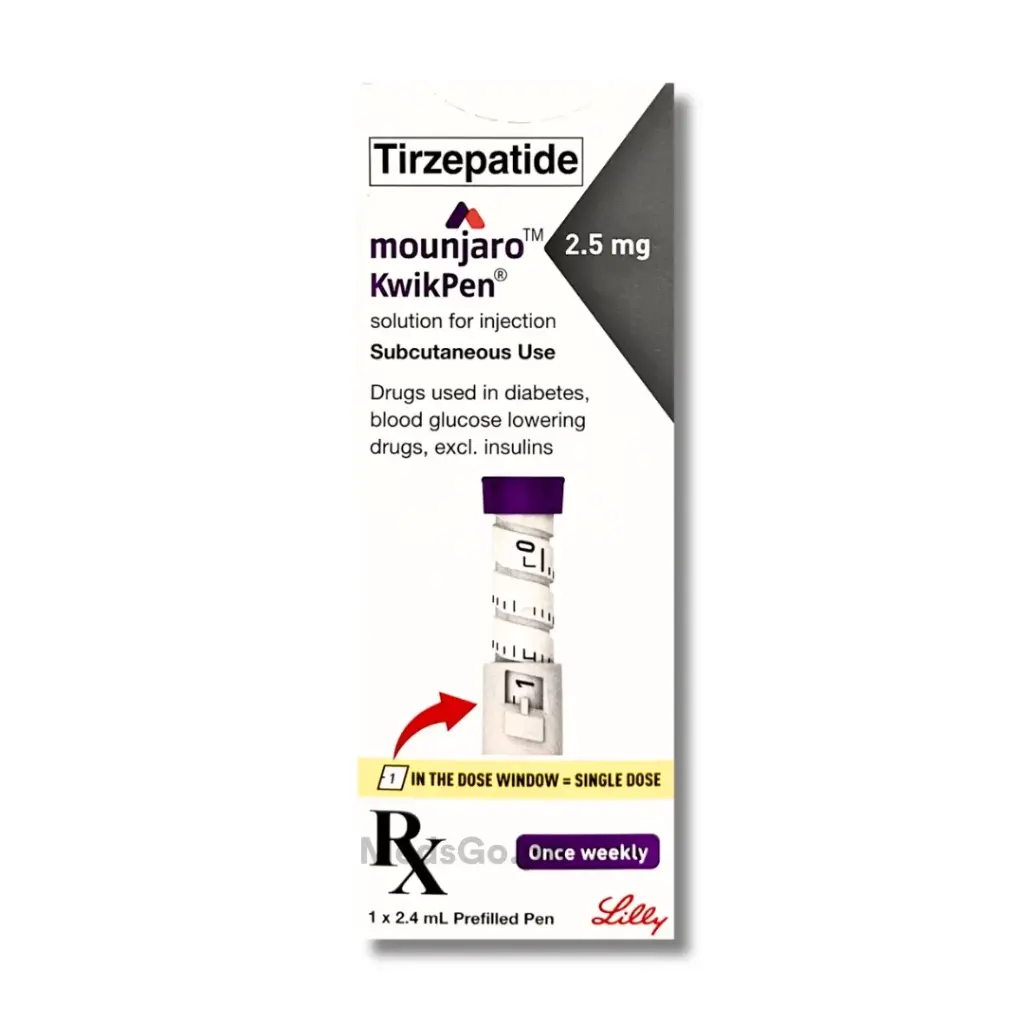 Tirzepatide (Mounjaro) KwikPen 2.5 mg
