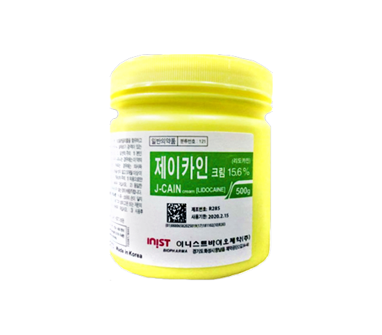 J-Cain Cream 500g (Lidocaine)