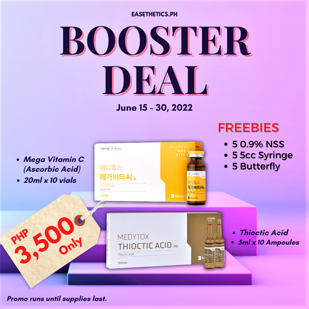 Special Offer: Thioctic Acid + Mega Vitamin C Ascorbic Acid (Whitening Booster Deal)