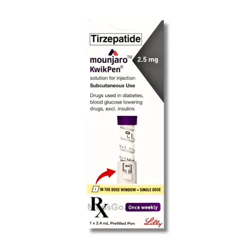 Tirzepatide (Mounjaro) KwikPen 2.5 mg