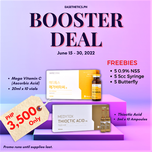 Special Offer: Thioctic Acid + Mega Vitamin C Ascorbic Acid (Whitening Booster Deal)